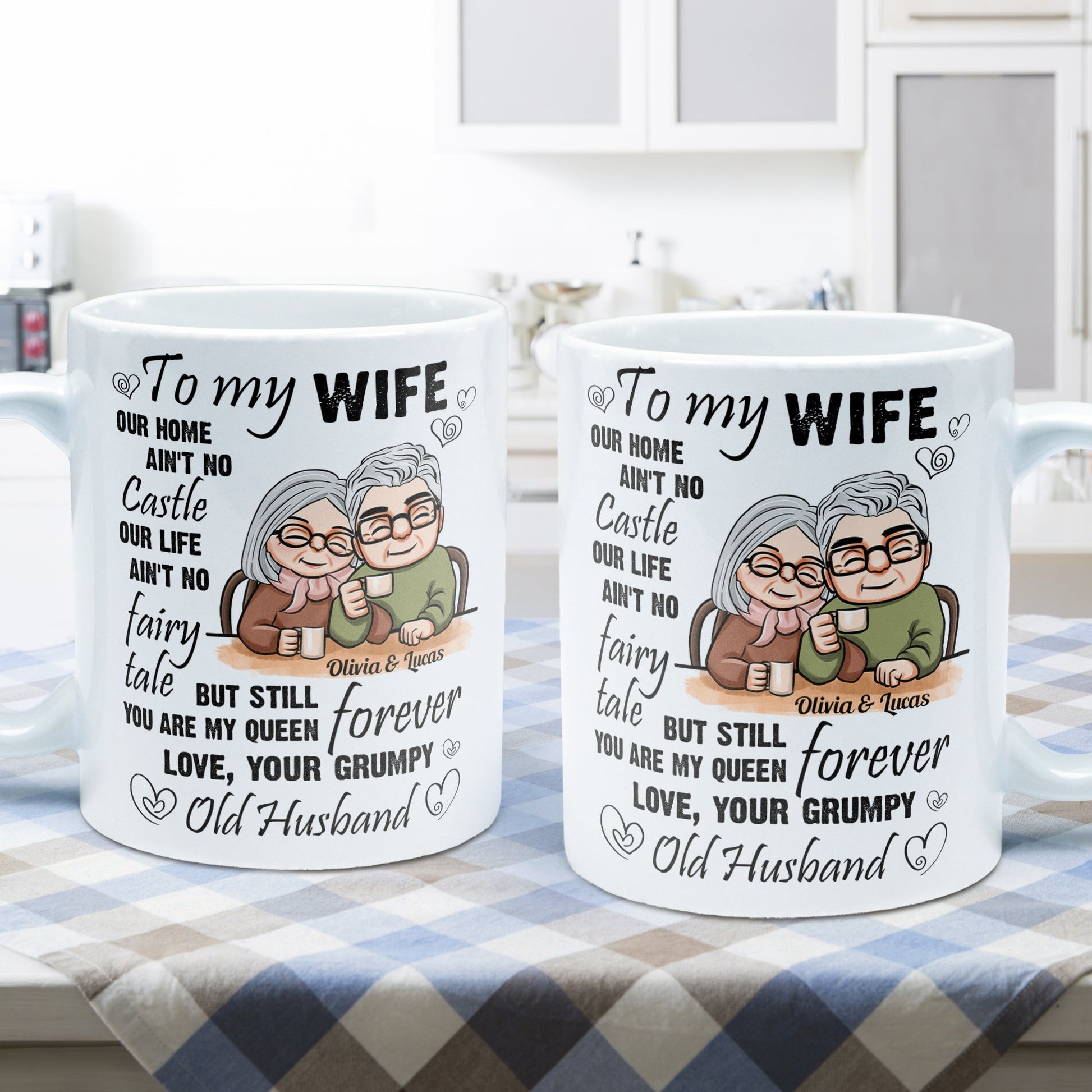 Personalized And Together They Built A Life They Loved Carl and Ellie  Couple Coffee Mugs