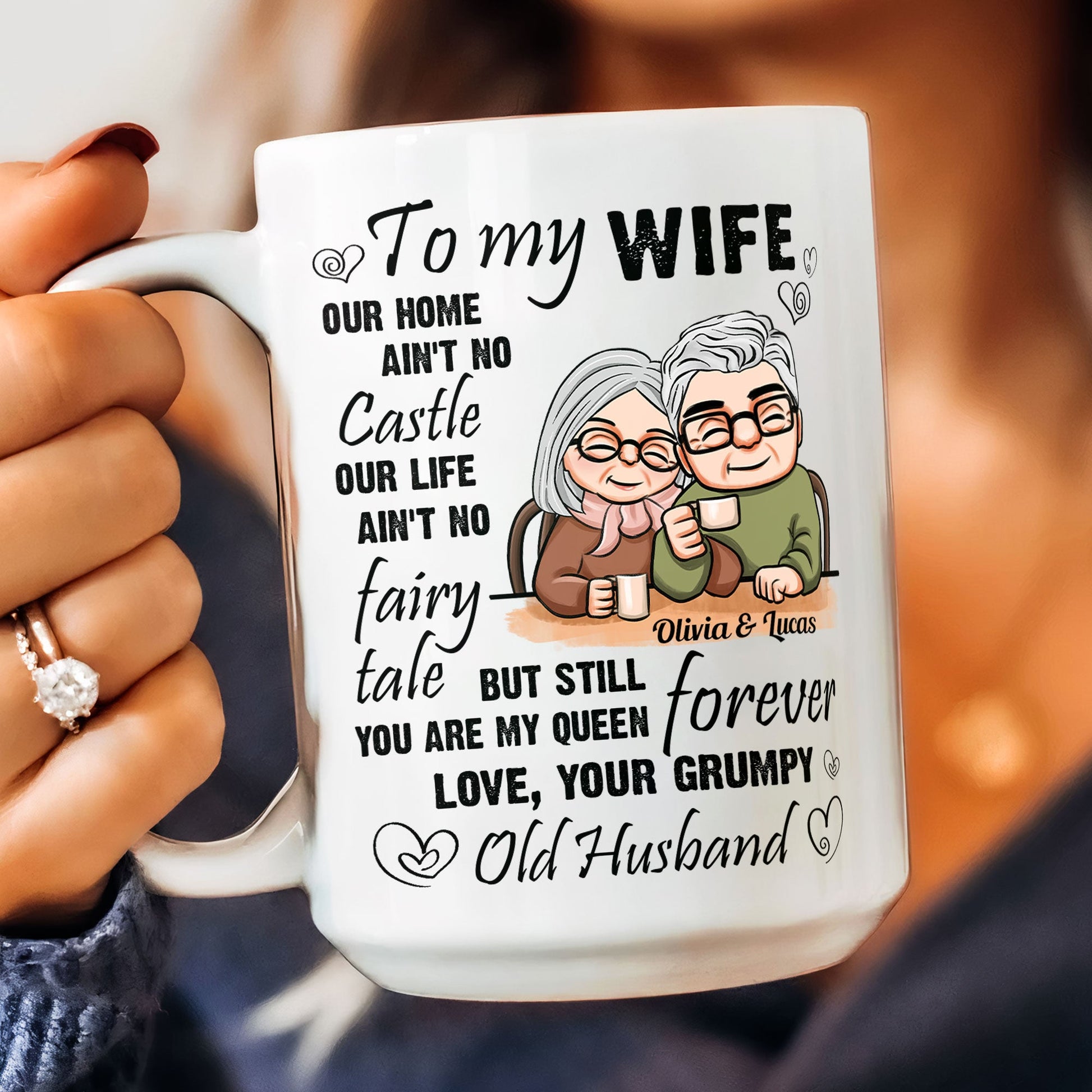 Personalized And Together They Built A Life They Loved Carl and Ellie  Couple Coffee Mugs