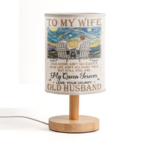 Our Home Ain't No Castle Couple Gift - Personalized Fabric Lamp