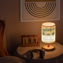 Our Home Ain't No Castle Couple Gift - Personalized Fabric Lamp