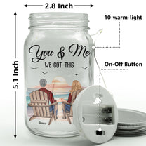 Our Home Ain't No Castle - Personalized Mason Jar Light