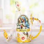 Our Lady Of Fatima Virgin Mary - Personalized Enamel Flower Tea Cup