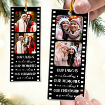 Our Laughs Are Limitless Bestie - Personalized Acrylic Photo Ornament