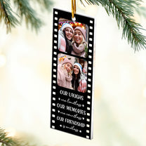 Our Laughs Are Limitless Bestie - Personalized Acrylic Photo Ornament