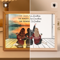 Our Laughs Are Limitless - Personalized Light Up Picture Frame