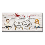 Our Life Our Story Our Home - Personalized Key Hanger