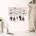 Our Life Our Story Our Home - Personalized Key Hanger