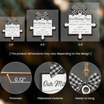 Our Missing Piece - Personalized Wooden Ornament