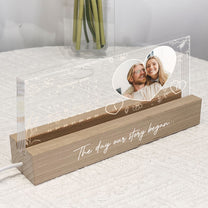 Our Story Began - Personalized Photo LED Night Light