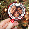 Our Friendship Is Endless Ver 2 - Personalized Ceramic Photo Ornament
