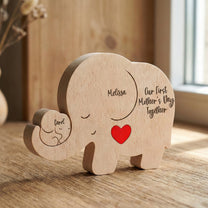 Our-1st-Mother's-Day-Together-Elephant-Mom-&-Baby-Personalized-Puzzle-2