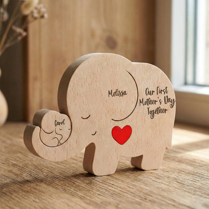 Our-1st-Mother's-Day-Together-Elephant-Mom-&-Baby-Personalized-Puzzle-2