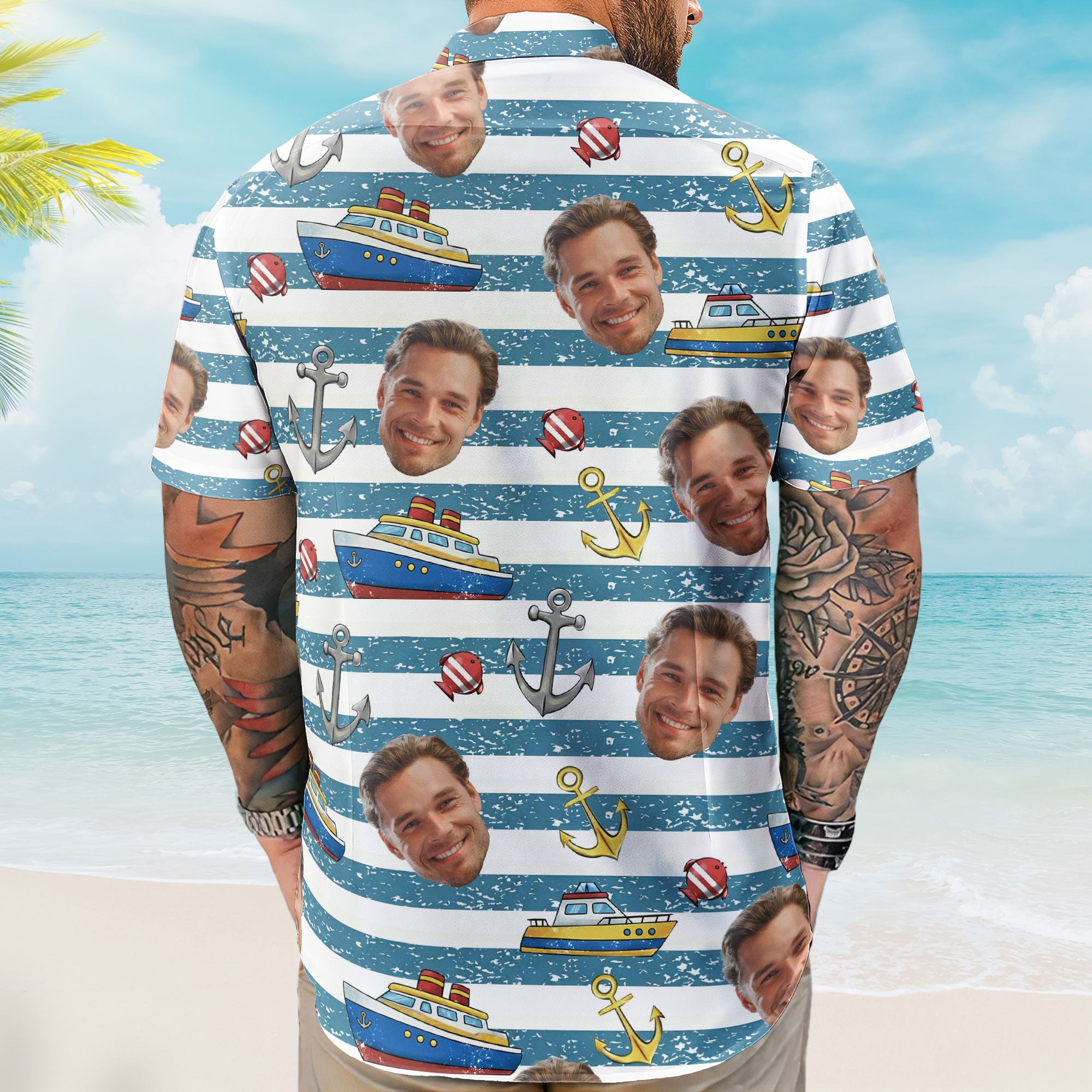 Our-Family-Cruising-Personalized-Photo-Hawaiian-Shirt-4
