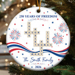 Our-Family-Scrabble-America-250Th-Gifts-For-Mom,-Dad,-Family--Personalized-Ornament2