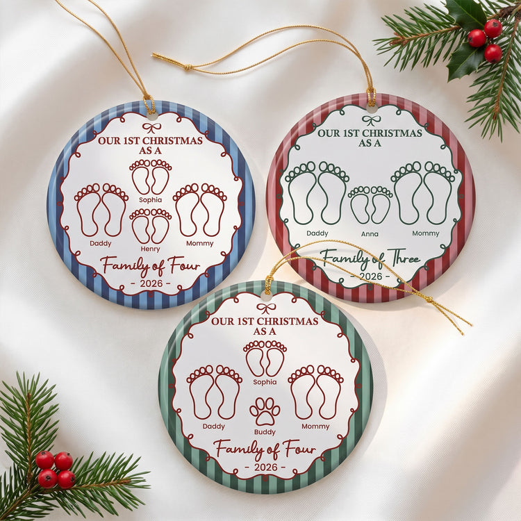Our-First-Christmas-As-A-Family-Of-Three-Four-Five-Six-Striped-Pattern-Personalized-Ornament-1