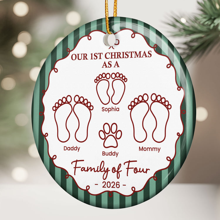 Our-First-Christmas-As-A-Family-Of-Three-Four-Five-Six-Striped-Pattern-Personalized-Ornament-3