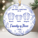 Our-First-Christmas-As-A-Family-Of-Three,-Four-Personalized-Ceramic-Ornament-(1.2)