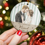 Our-First-Christmas-As-Mr-&-Mrs-Custom-Newlywed-Couple-Photo-Personalized-Ornament