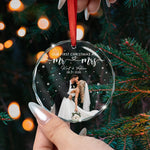 Our-First-Christmas-As-Mr-&-Mrs-Custom-Newlywed-Couple-Photo-Personalized-Ornament-2