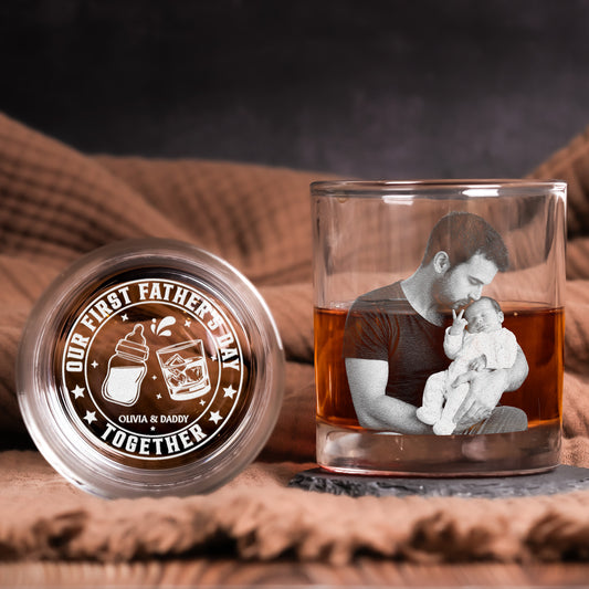 Our-First-Father’s-Day-Together-First-Father's-Day-Gifts-For-New-Dad-Personalized-Whiskey-Glass-1