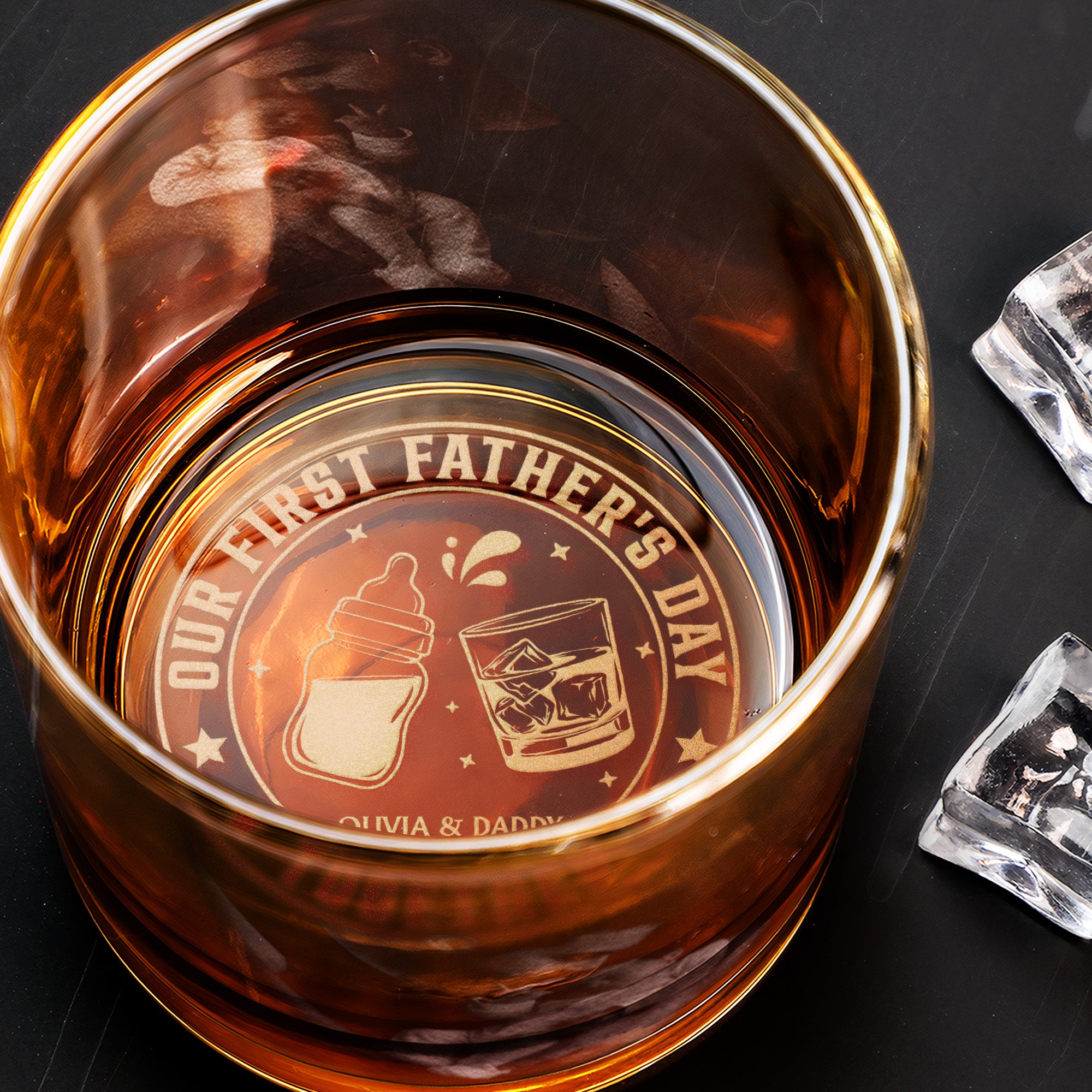 Our-First-Father’s-Day-Together-First-Father's-Day-Gifts-For-New-Dad-Personalized-Whiskey-Glass-5