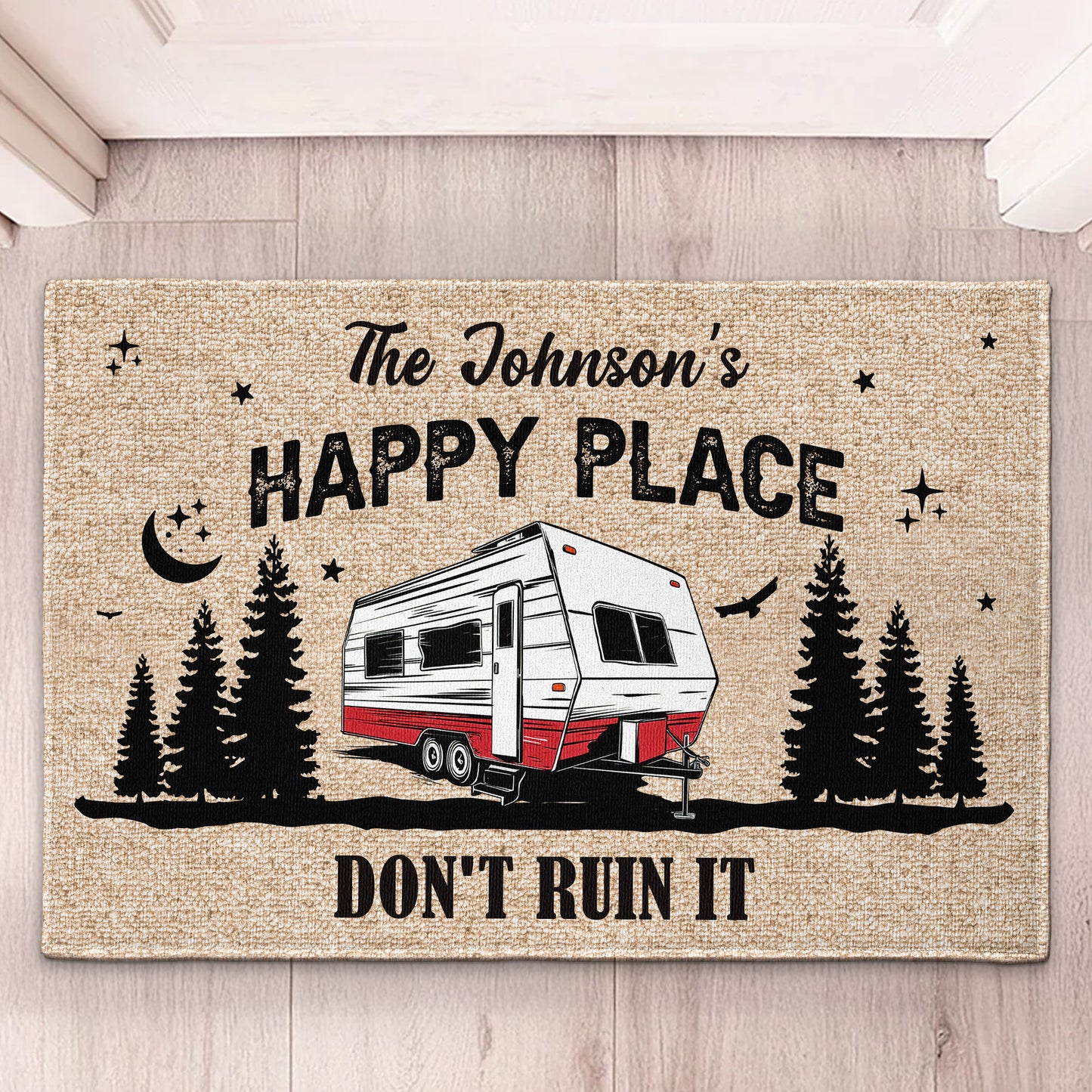 Our-Happy-Place,-Don'T-Ruin-It-Personalized-Doormat-2