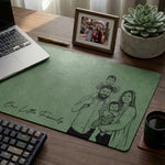 Our-Little-Family-Sketch-Line-Art-Personalized-Desk-Mat-1