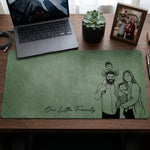 Our-Little-Family-Sketch-Line-Art-Personalized-Desk-Mat-2