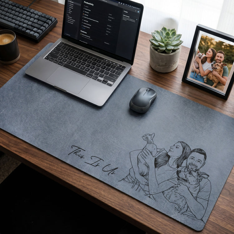 Our-Little-Family-Sketch-Line-Art-Personalized-Desk-Mat-3