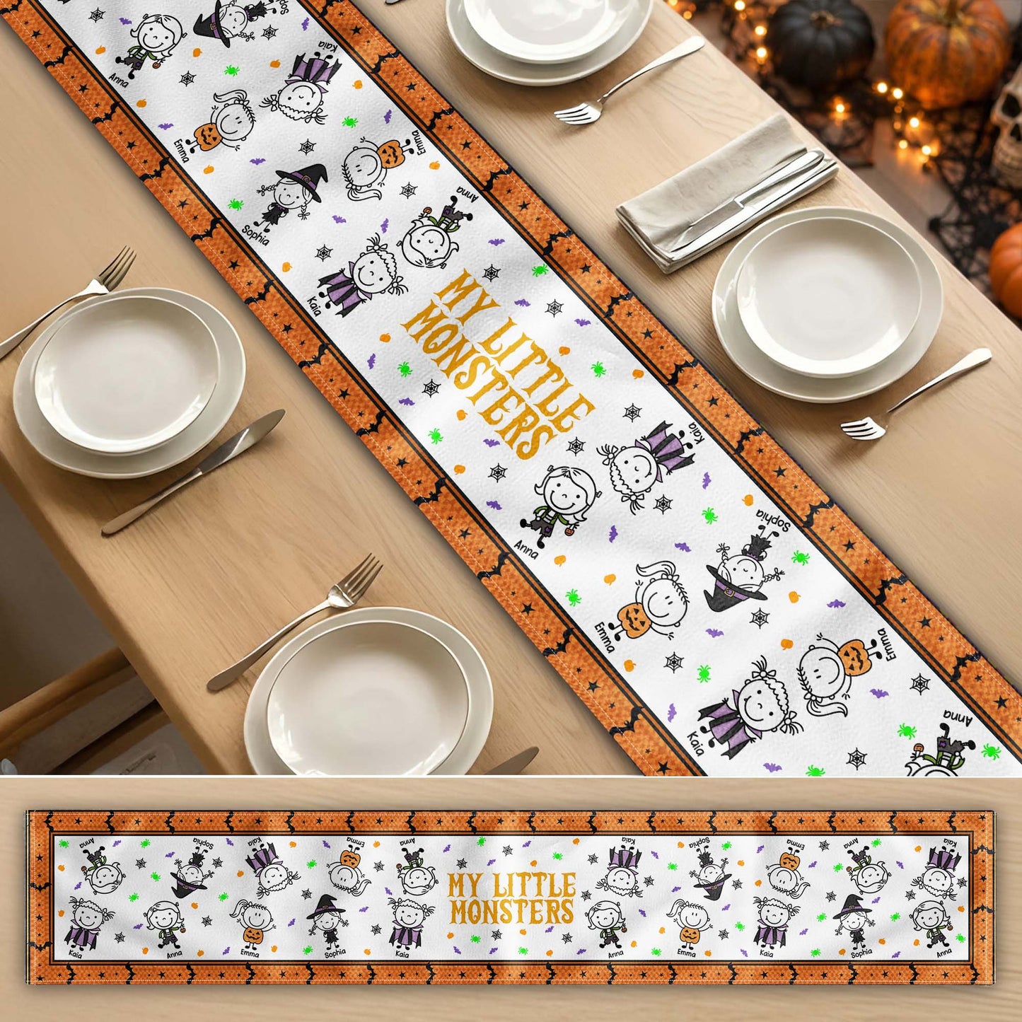 Our-Little-Monsters-Halloween-Doodle-Personalized-Table-Runner5