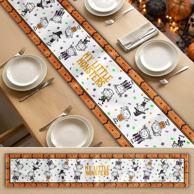 Our-Little-Monsters-Halloween-Doodle-Personalized-Table-Runner5