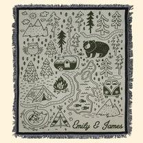 Outdoorsy-Couple-Gift-For-Nature-Lover,-Campers-Personalized-Blanket-1