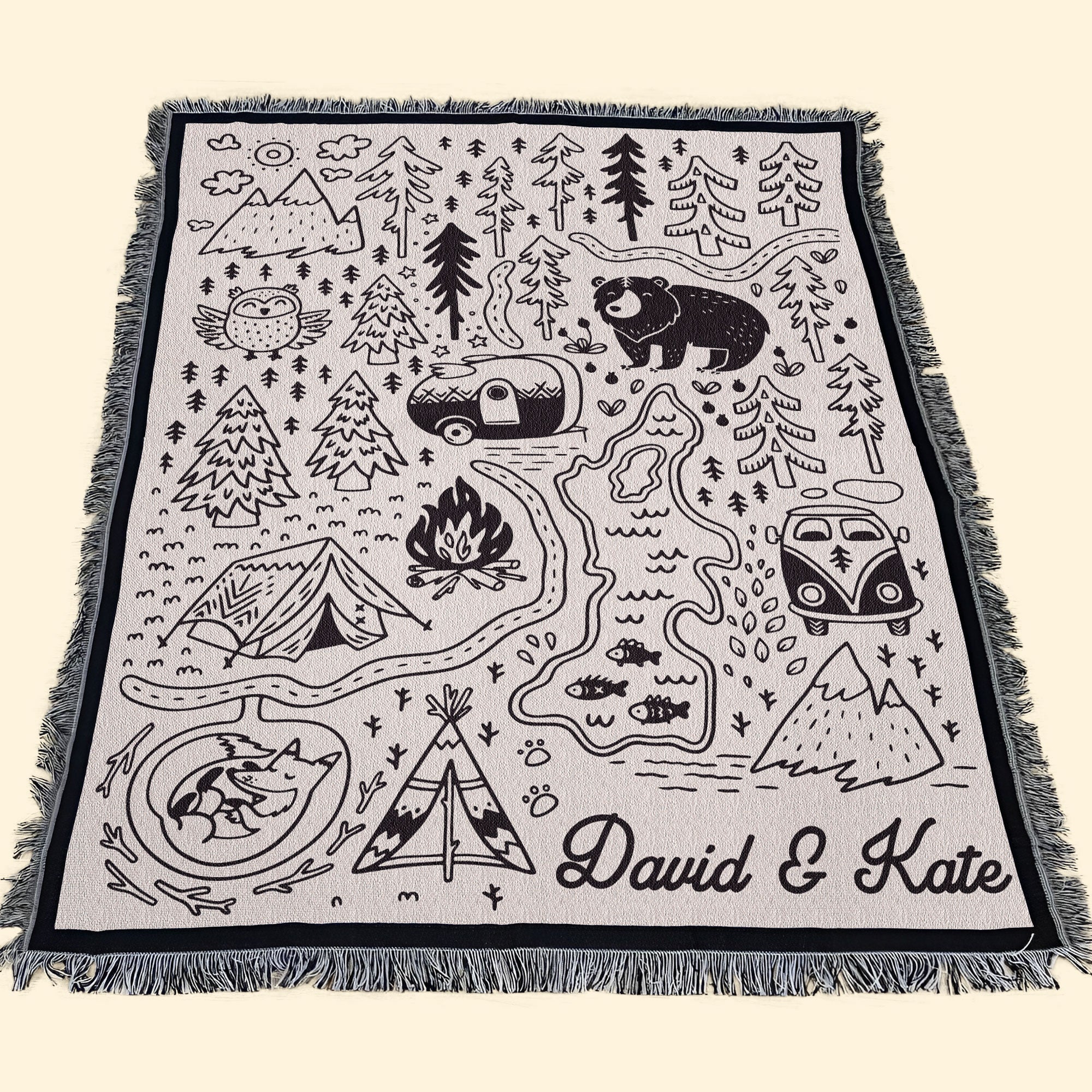 Outdoorsy-Couple-Gift-For-Nature-Lover,-Campers-Personalized-Blanket-5
