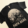 Papa Bear Grandpa Bear Daddy Bear With Cub&#39;s Names - Personalized Shirt