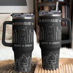 Papa Bear - Personalized 40oz Tumbler