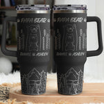 Papa Bear - Personalized 40oz Tumbler