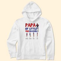 Papa Of Little Firecrackers - Personalized Shirt