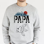 Papa The Man The Myth The Legend The Hero - Personalized Shirt