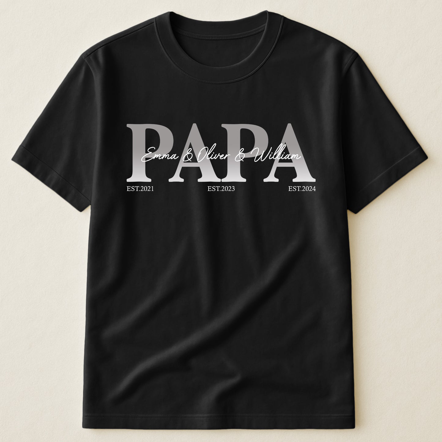 Papa,-Daddy,-Dad-Father'S-Day-Gift-With-Kids'-Names-Personalized-Shirt-1
