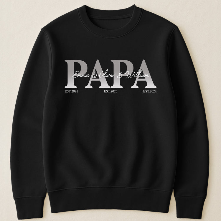 Papa,-Daddy,-Dad-Father'S-Day-Gift-With-Kids'-Names-Personalized-Shirt-3