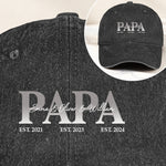 Papa,-Daddy,-Dad-Father's-Day-Gift-With-Kids'-Names-Personalized-Cap-1