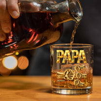 Papa-The-Man-The-Myth-The-Legend-Fist-Bumps-With-Kids'-Names-Personalized-Whiskey-Glass-3