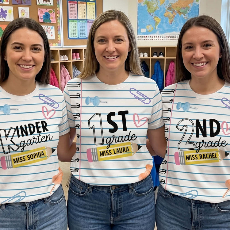 Paper-Design-Teacher-Personalized-Shirt
