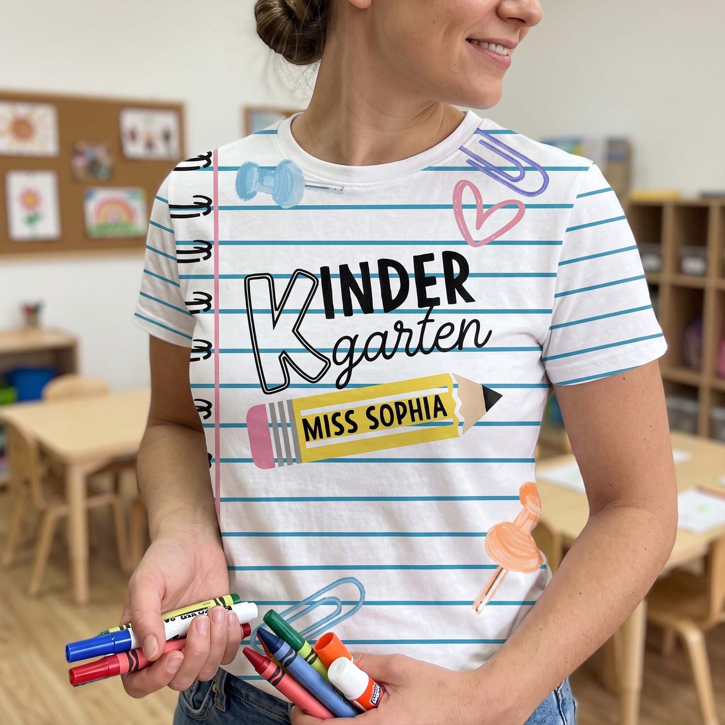 Paper-Design-Teacher-Personalized-Shirt
