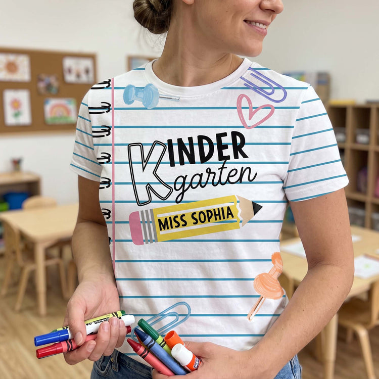 Paper-Design-Teacher-Personalized-Shirt