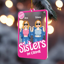 Partners In Crime - Personalized Acrylic Ornament