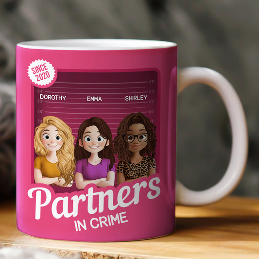 Partners In Crime Toy Box - Gift For Besties, Friend, BFF - Personalized Mug