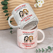 Partners In Crime, A Bond That Can’t Be Broken - Personalized Marble Mug