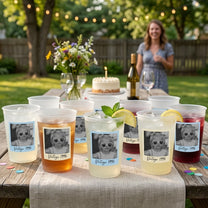 Party-Cups Custom Vintage Photo For Birthday Party Favors - Personalized Cups 1