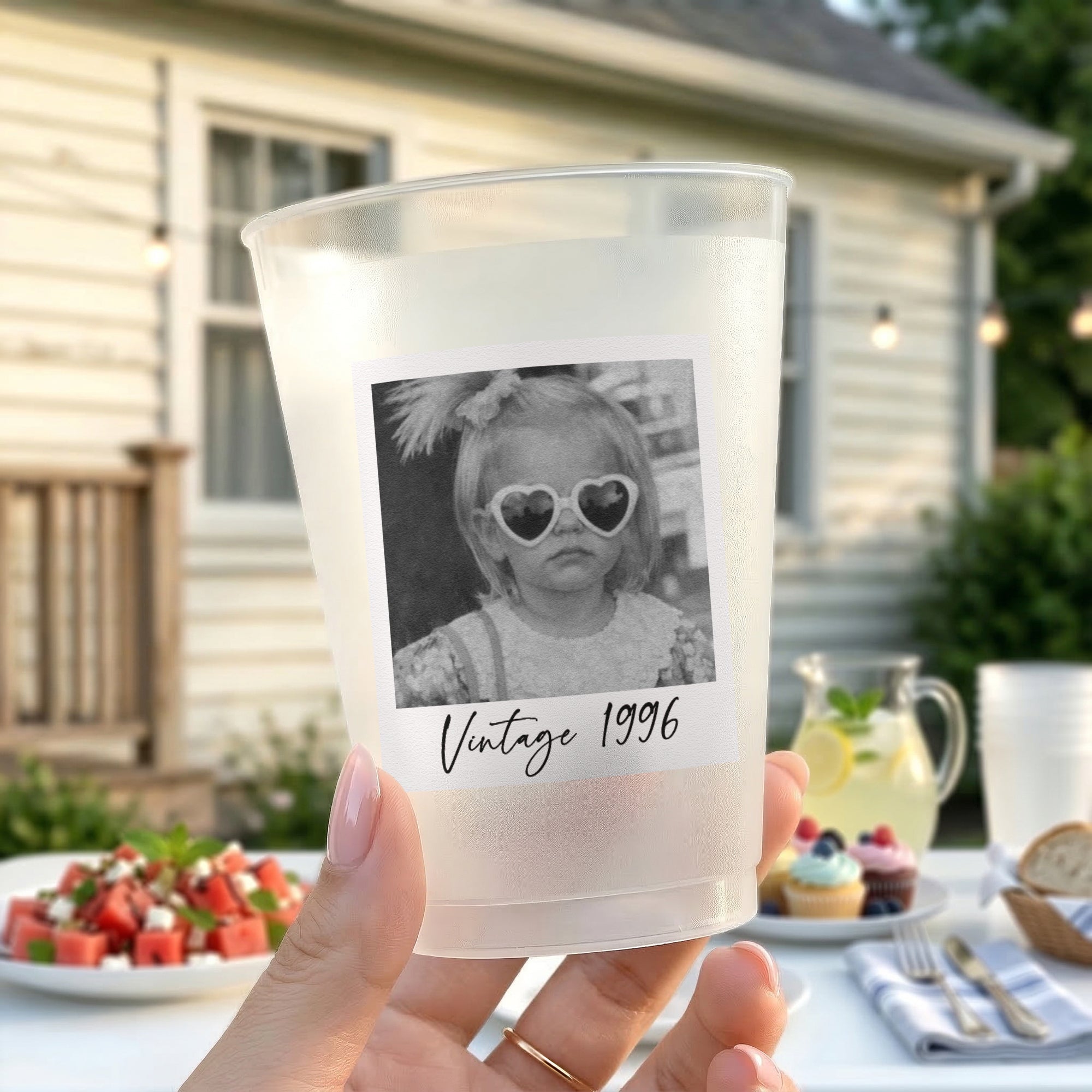 Party-Cups Custom Vintage Photo For Birthday Party Favors - Personalized Cups 2